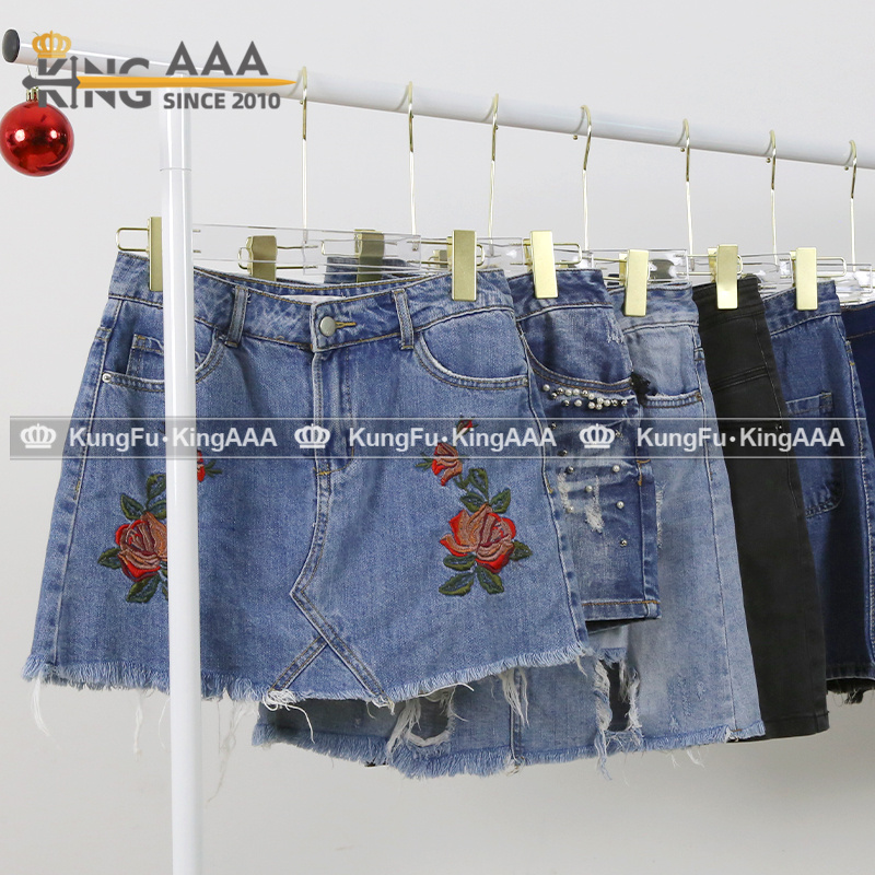 1 Thrifted Denim Skirts