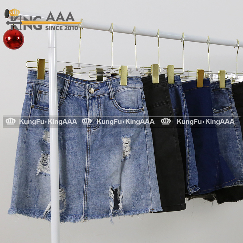 3 Hot-Selling Used Denim Skirts - Bulk Wholesale, Denim Material, 45kg Packages for Southeast Asia