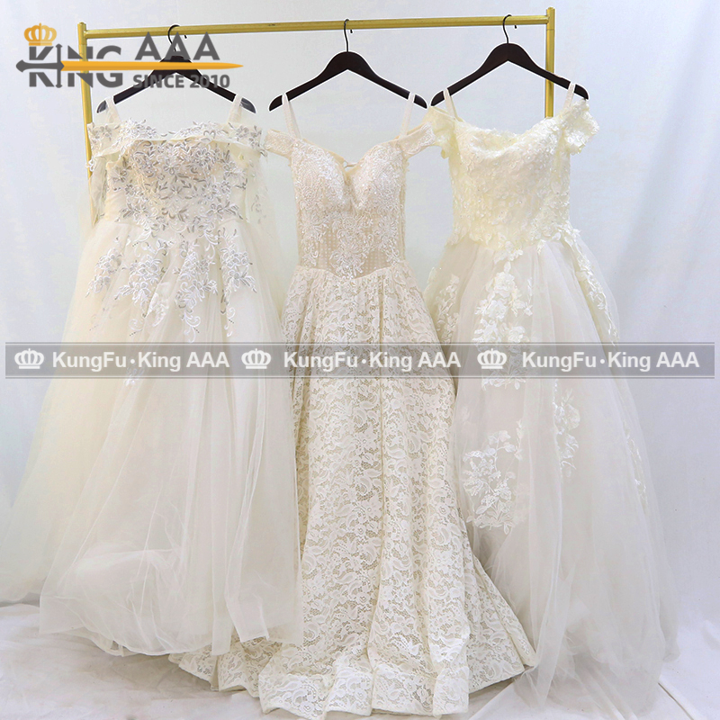 2 white Secondhand wedding dresses