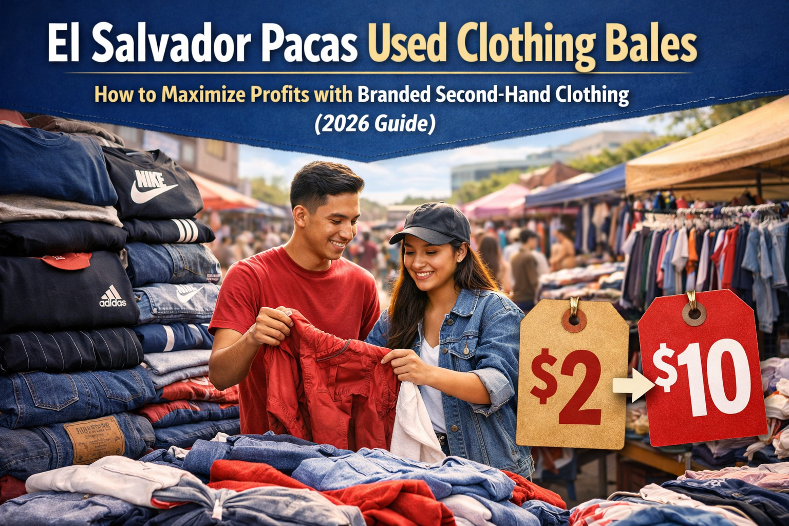 El Salvador Pacas Used Clothing Bales 2026,How to Profit from Branded Second-Hand Clothing (5X Margins)