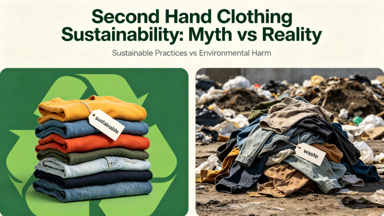 Second hand clothing sustainability