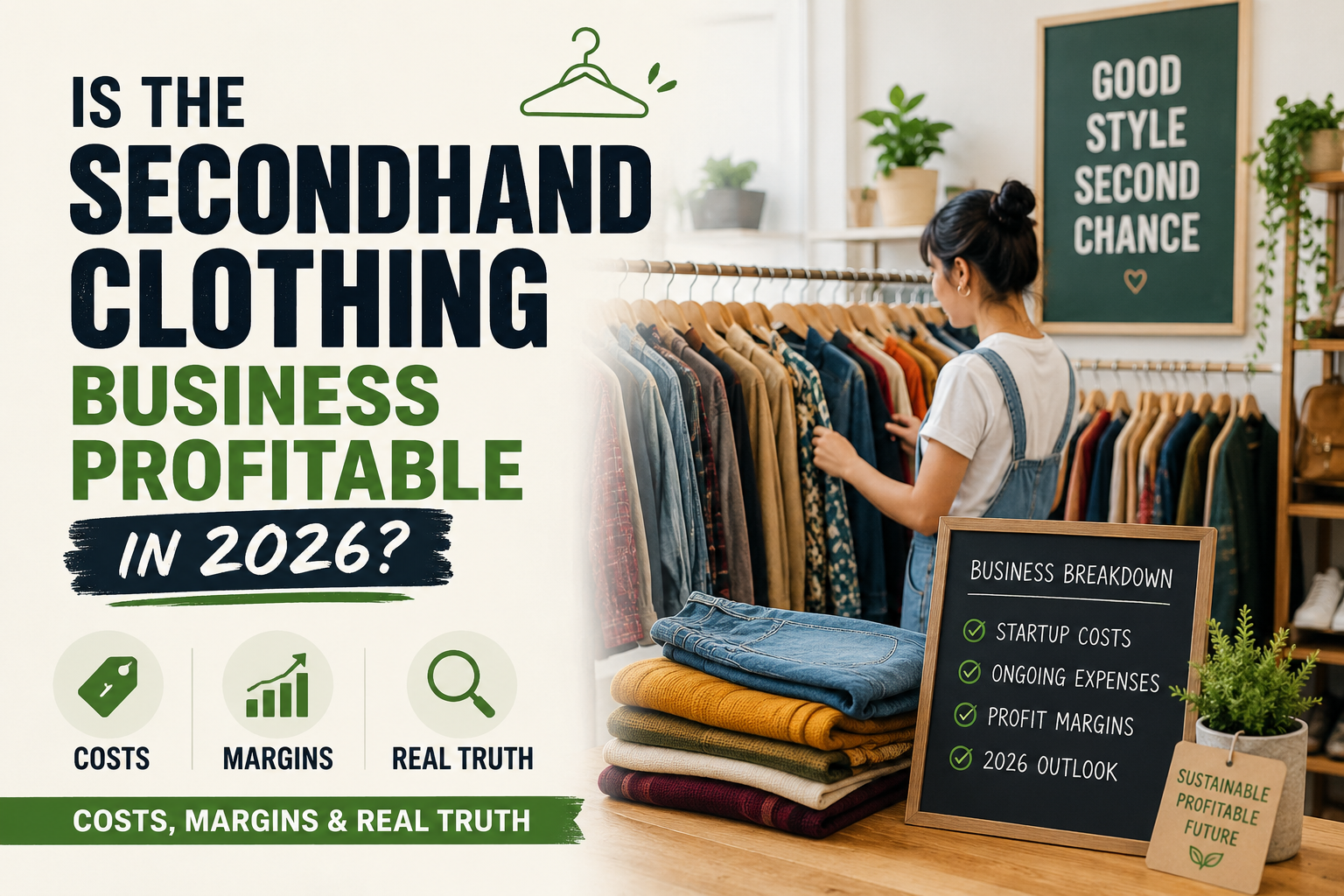 Is the Secondhand Clothing Business Profitable in 2026? Costs, Margins & Real Truth