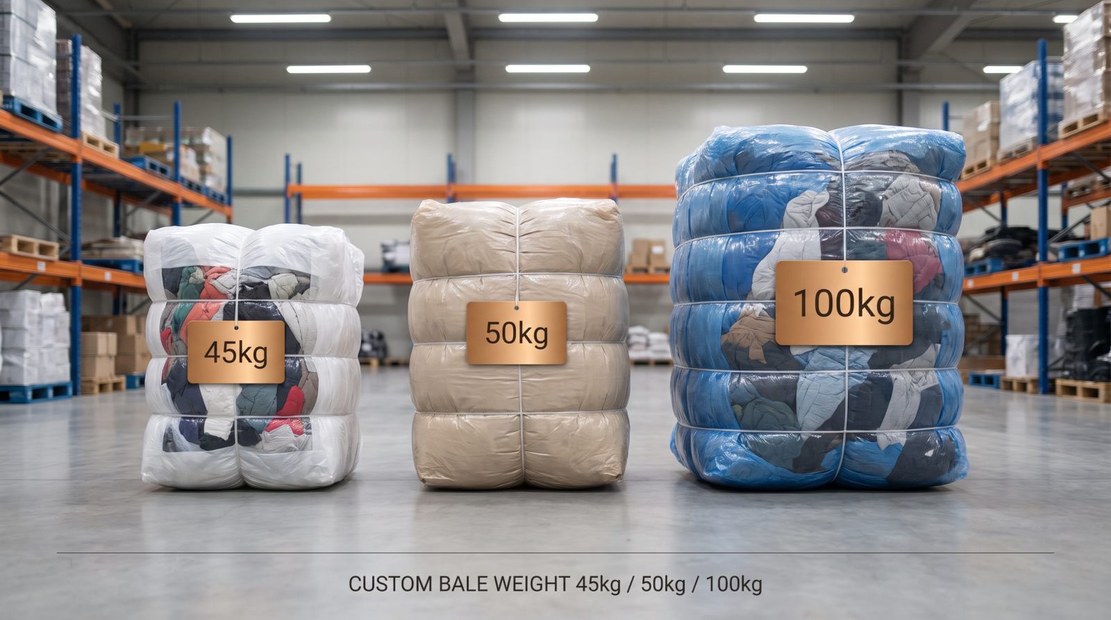 Custom bale weight