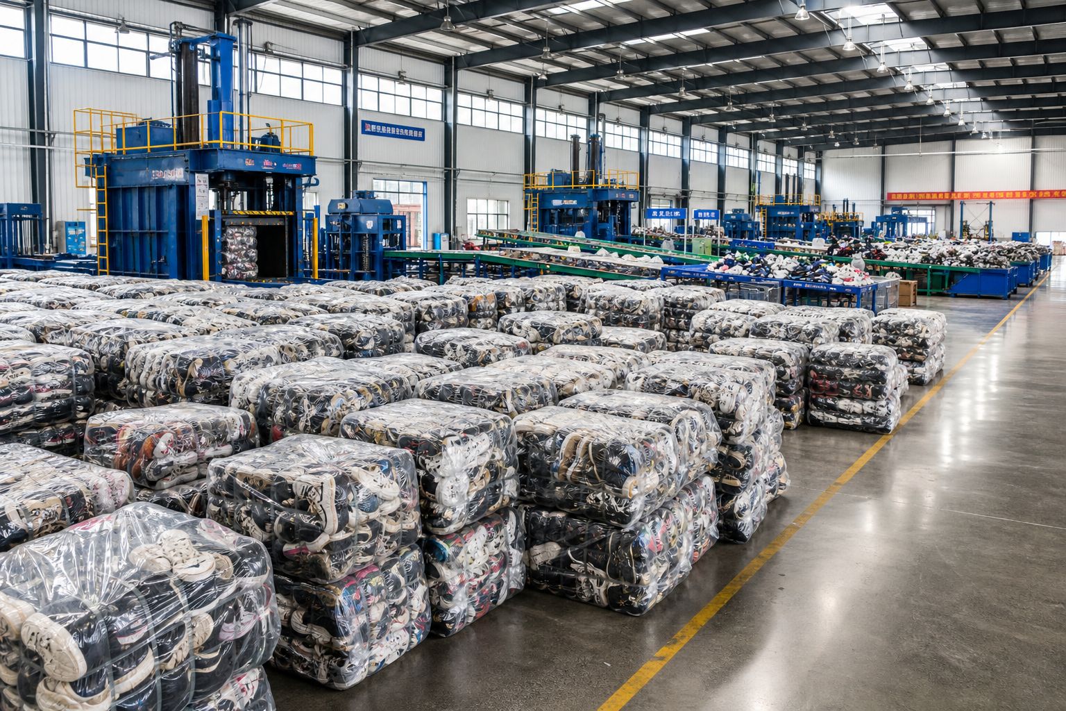 China Guangzhou largest second-hand shoes wholesale factory King AAA warehouse facility for top suppliers of second-hand shoes in johannesburg