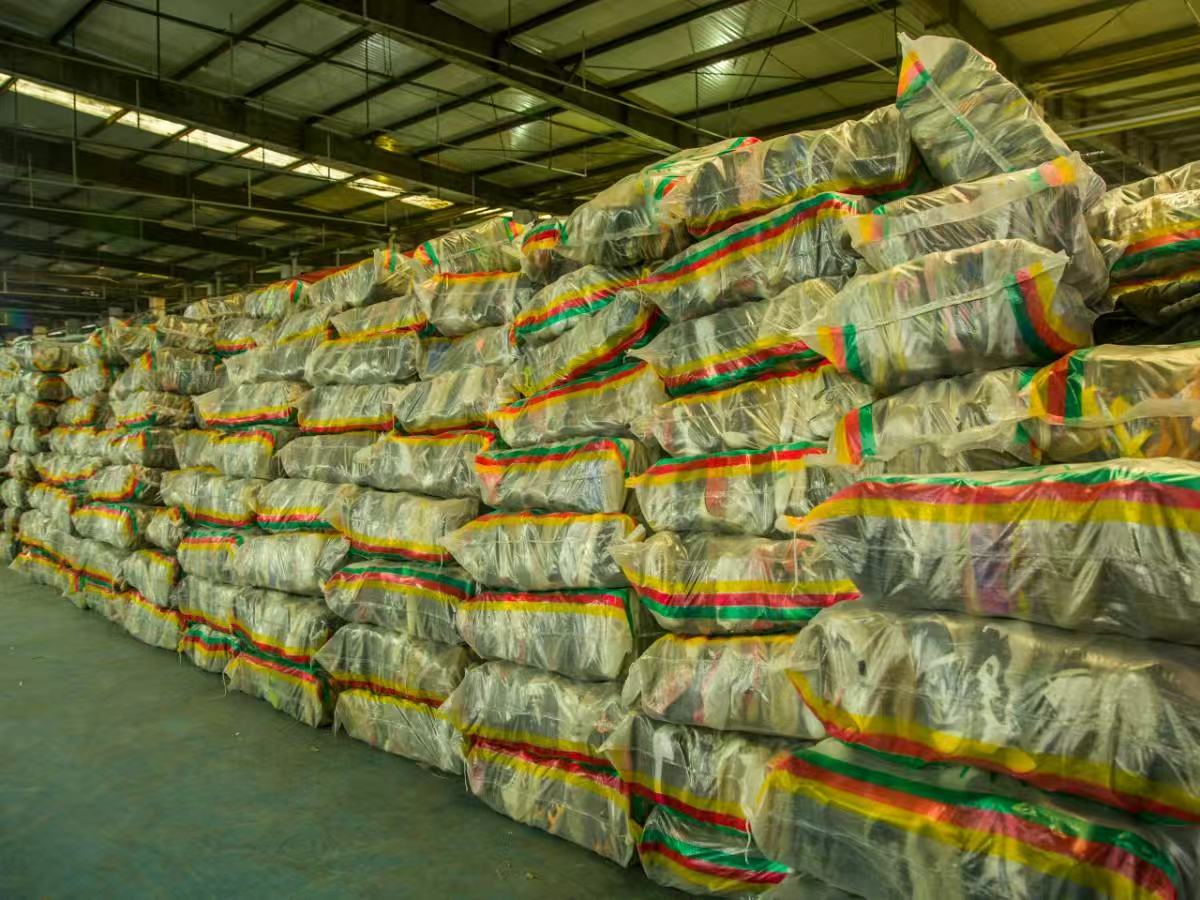 King AAA finished goods warehouse with graded bales