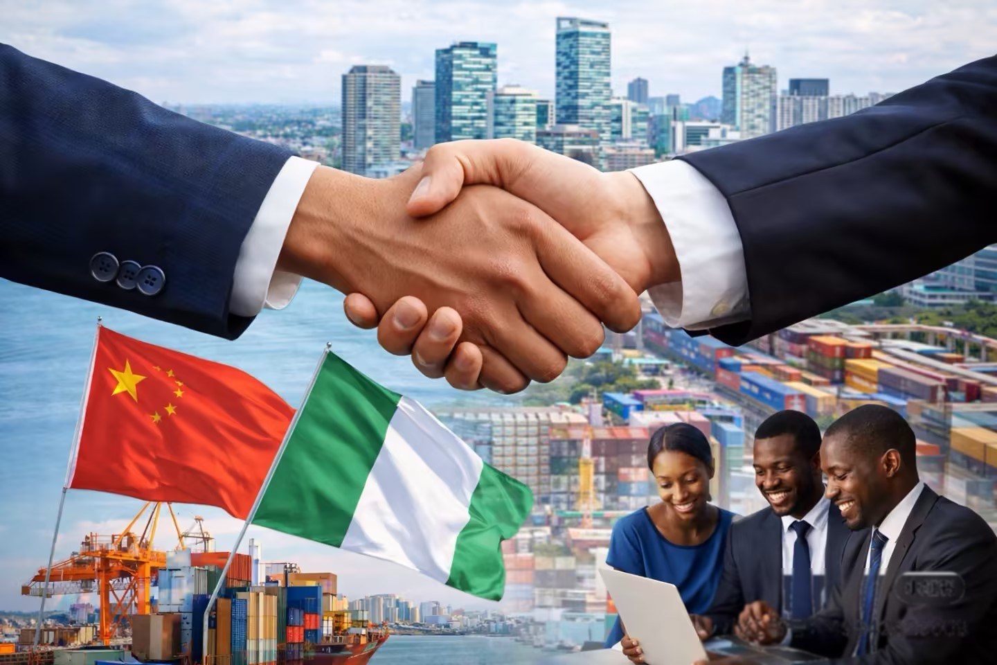 China-Nigeria Bilateral Trade Handshake & Pan-African Maritime Port Logistics Cooperation