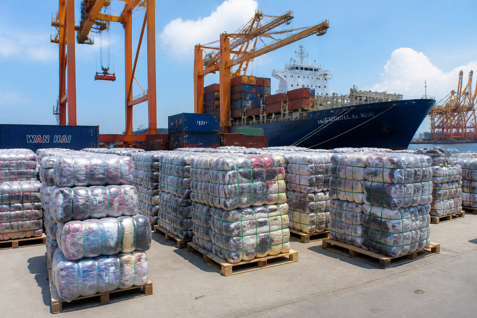 KingAAA ukay-ukay suppliers in china Grade A bales and 40ft container export to Philippines